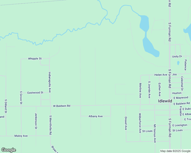map of restaurants, bars, coffee shops, grocery stores, and more near 6981 Summers Road in Baldwin
