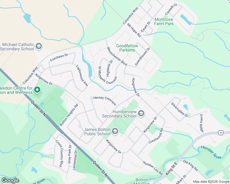 map of restaurants, bars, coffee shops, grocery stores, and more near 8 Grace Court in Caledon