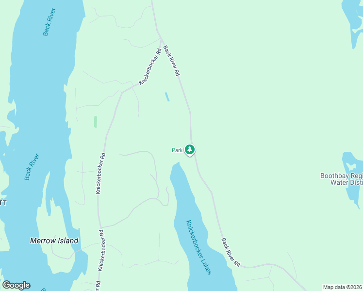 map of restaurants, bars, coffee shops, grocery stores, and more near 286 Back River Road in Boothbay