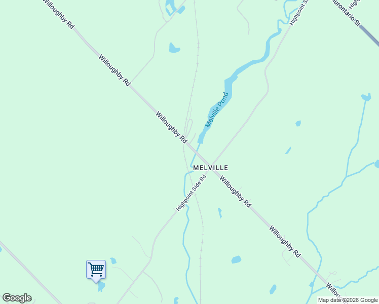 map of restaurants, bars, coffee shops, grocery stores, and more near 20462 Willoughby Road in Regional Municipality of Peel