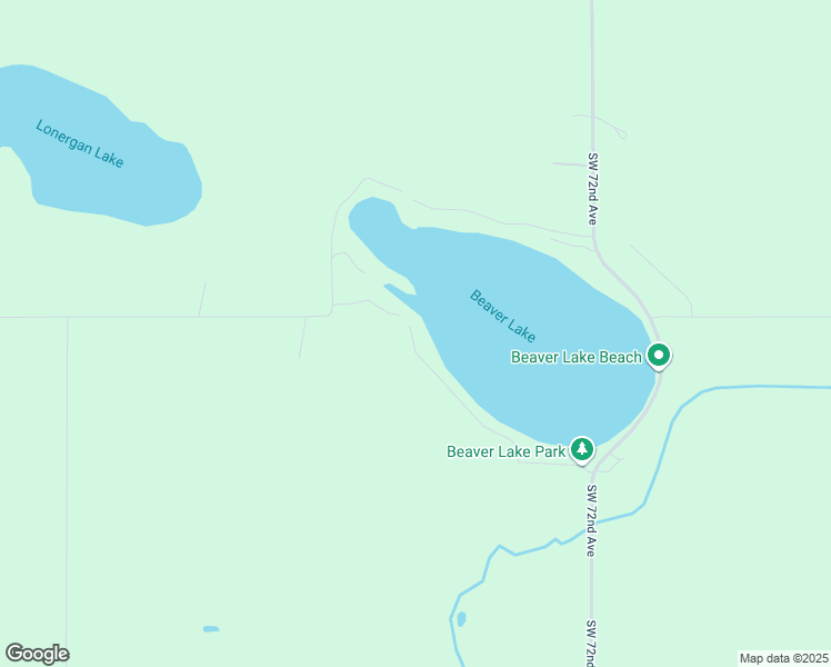 map of restaurants, bars, coffee shops, grocery stores, and more near South Beaver Lake Road in Ellendale