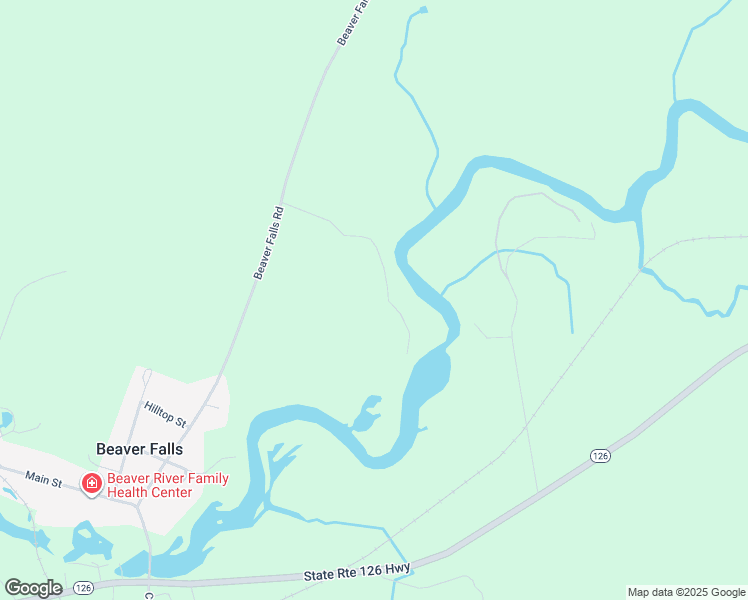 map of restaurants, bars, coffee shops, grocery stores, and more near 6563 Rock Hollow Road in Beaver Falls