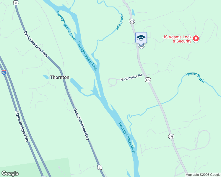 map of restaurants, bars, coffee shops, grocery stores, and more near 70 Northpointe Road in Thornton