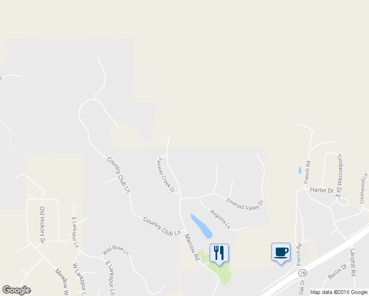 map of restaurants, bars, coffee shops, grocery stores, and more near 676 Marcou Road in Onalaska