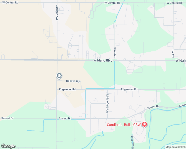 map of restaurants, bars, coffee shops, grocery stores, and more near in Emmett