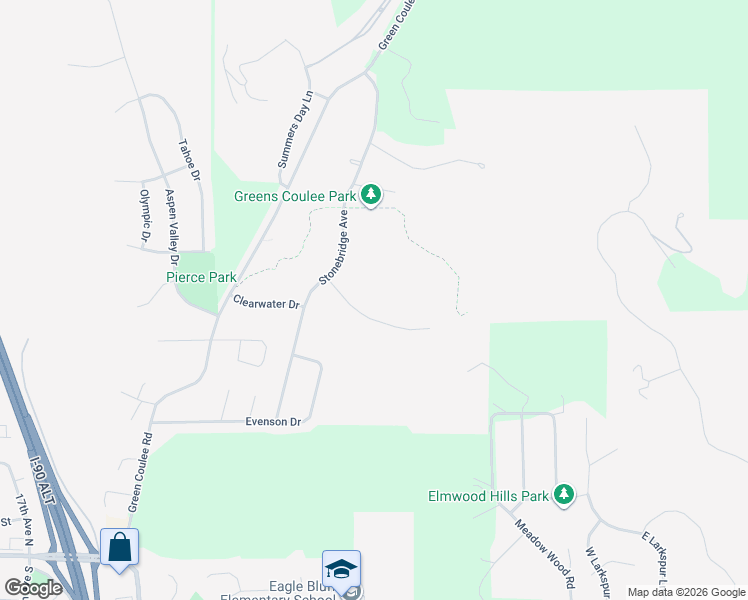 map of restaurants, bars, coffee shops, grocery stores, and more near 2244 Quarry Lane in Onalaska