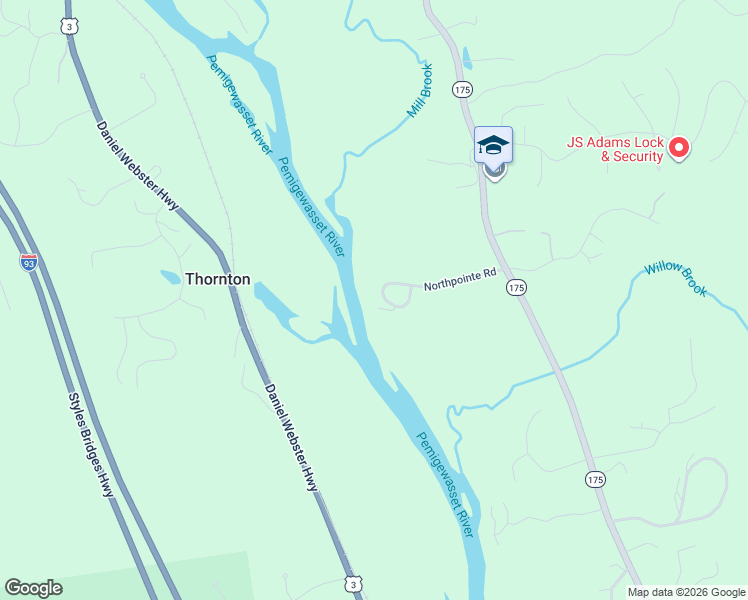 map of restaurants, bars, coffee shops, grocery stores, and more near 70 Northpointe Road in Thornton