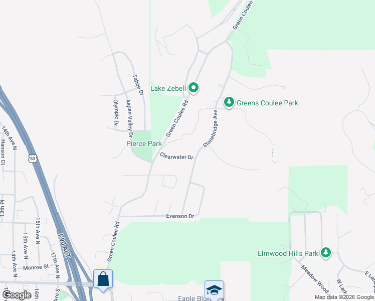 map of restaurants, bars, coffee shops, grocery stores, and more near 709 Stone Bridge Avenue in Onalaska