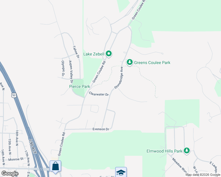 map of restaurants, bars, coffee shops, grocery stores, and more near 709 Stone Bridge Avenue in Onalaska