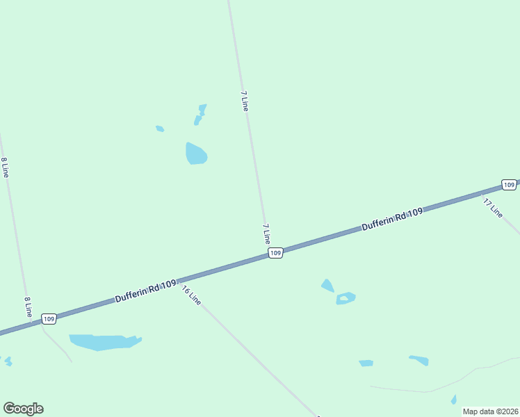 map of restaurants, bars, coffee shops, grocery stores, and more near 7 Line in Dufferin County