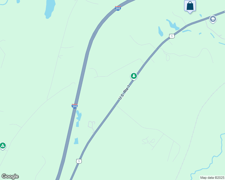 map of restaurants, bars, coffee shops, grocery stores, and more near 67 Old Brunswick Road in Freeport