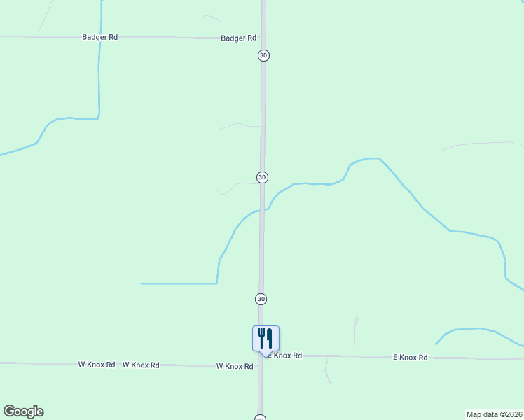 map of restaurants, bars, coffee shops, grocery stores, and more near 3481 Michigan 30 in Beaverton