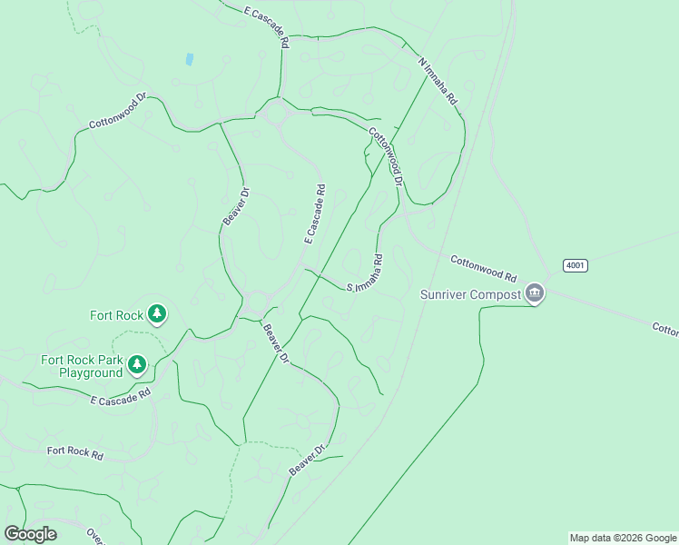 map of restaurants, bars, coffee shops, grocery stores, and more near 57607 Rocky Mountain Lane in Sunriver