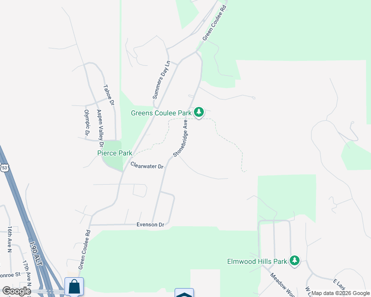 map of restaurants, bars, coffee shops, grocery stores, and more near 732 Stone Bridge Avenue in Onalaska