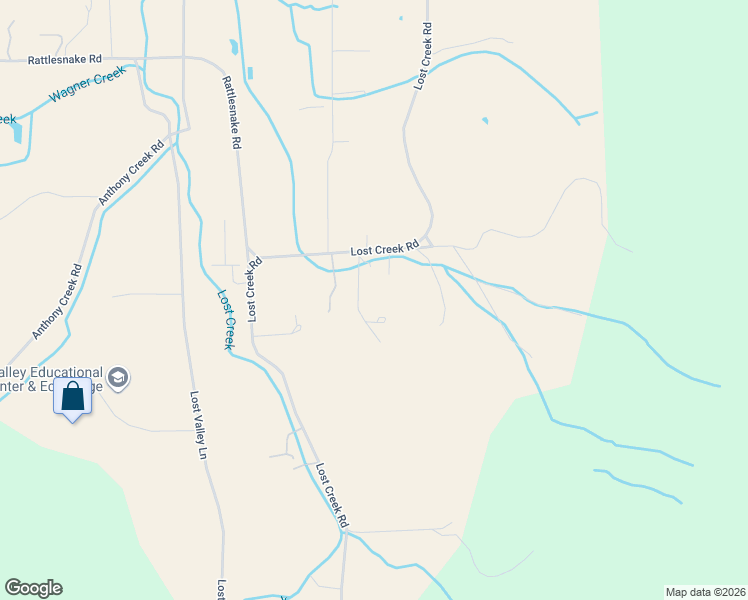 map of restaurants, bars, coffee shops, grocery stores, and more near 82073 Lost Creek Road in Dexter