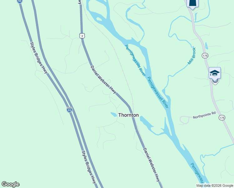 map of restaurants, bars, coffee shops, grocery stores, and more near 2850 U.S. 3 in Thornton