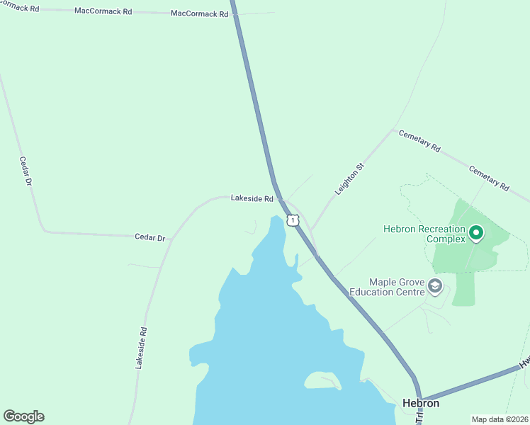 map of restaurants, bars, coffee shops, grocery stores, and more near 5 Lakeside Road in Yarmouth