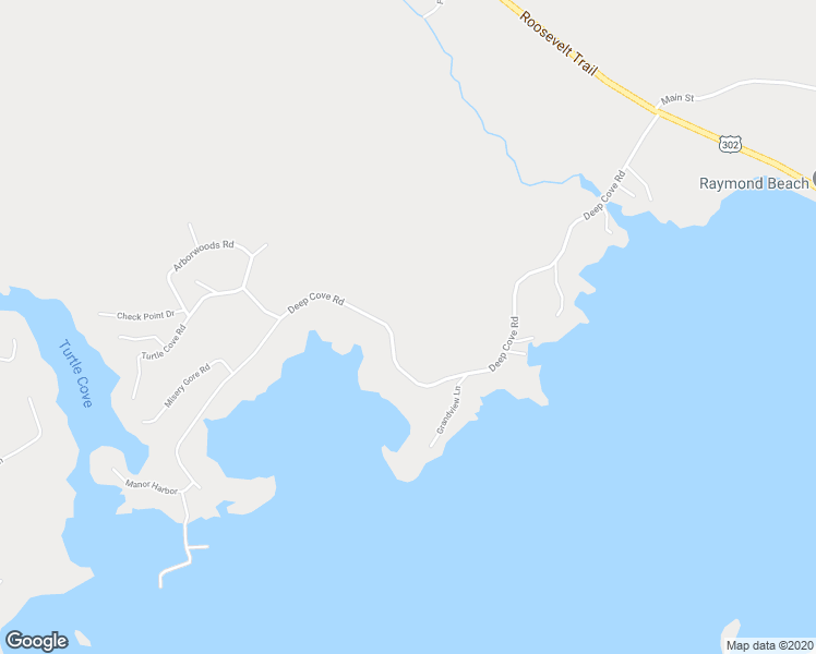 map of restaurants, bars, coffee shops, grocery stores, and more near 99 Deep Cove Road in Raymond