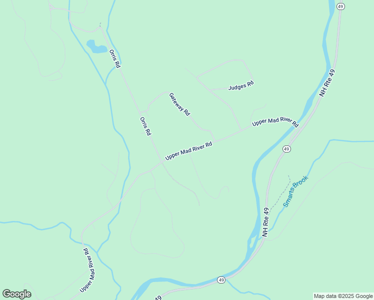 map of restaurants, bars, coffee shops, grocery stores, and more near 676 Upper Mad River Road in Thornton