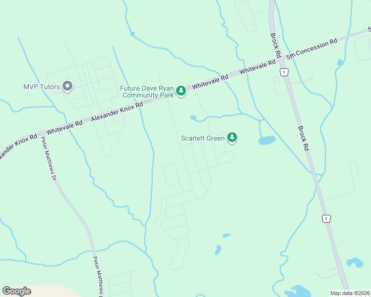 map of restaurants, bars, coffee shops, grocery stores, and more near 1584 Scarlett Trail in Pickering