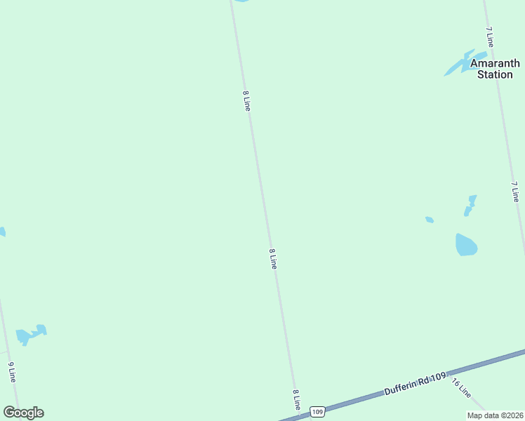 map of restaurants, bars, coffee shops, grocery stores, and more near 293093 8 Line in Grand Valley