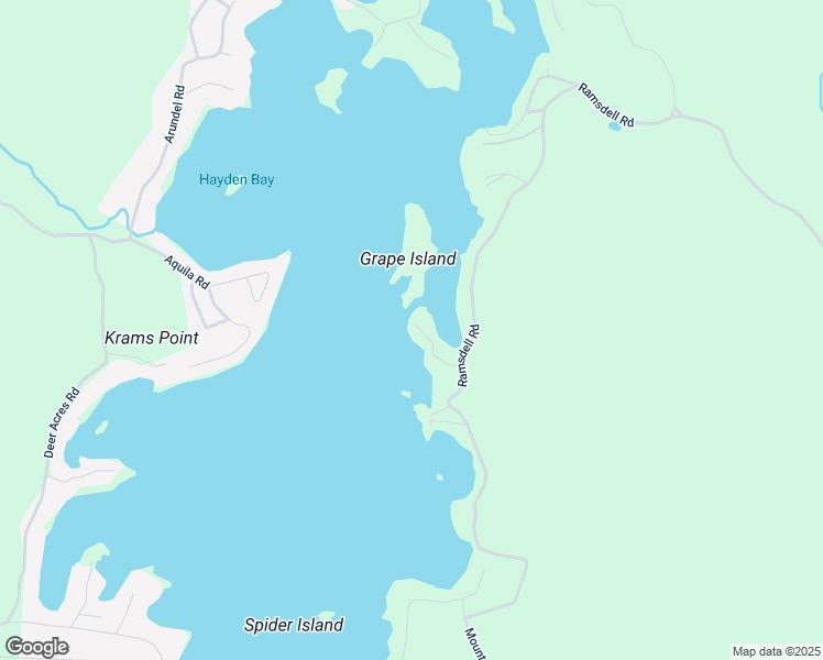 map of restaurants, bars, coffee shops, grocery stores, and more near 15 Grape Island Trail in Gray