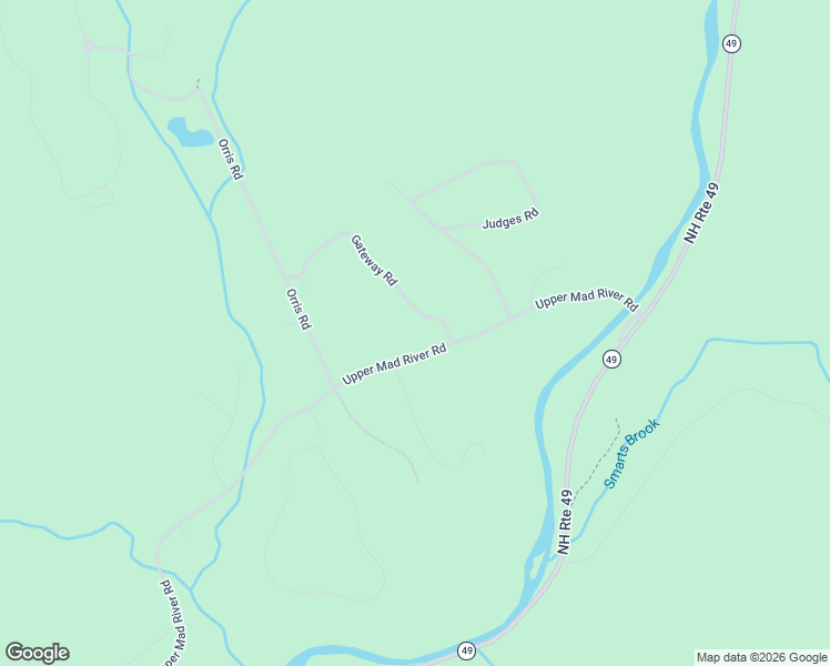 map of restaurants, bars, coffee shops, grocery stores, and more near 869 Upper Mad River Road in Thornton