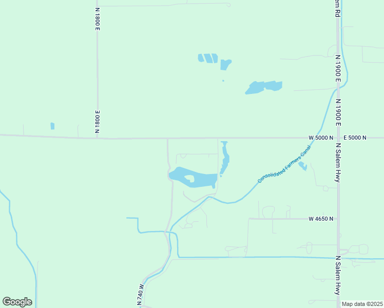 map of restaurants, bars, coffee shops, grocery stores, and more near Island Street in Rexburg
