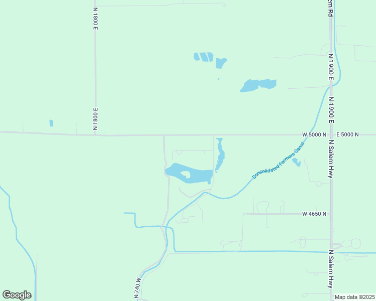 map of restaurants, bars, coffee shops, grocery stores, and more near Island Street in Rexburg