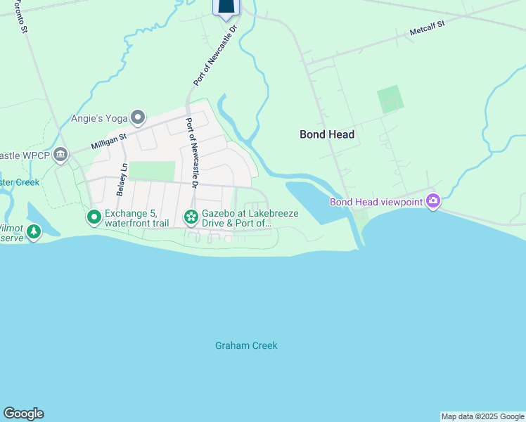 map of restaurants, bars, coffee shops, grocery stores, and more near 65 Shipway Avenue in Newcastle