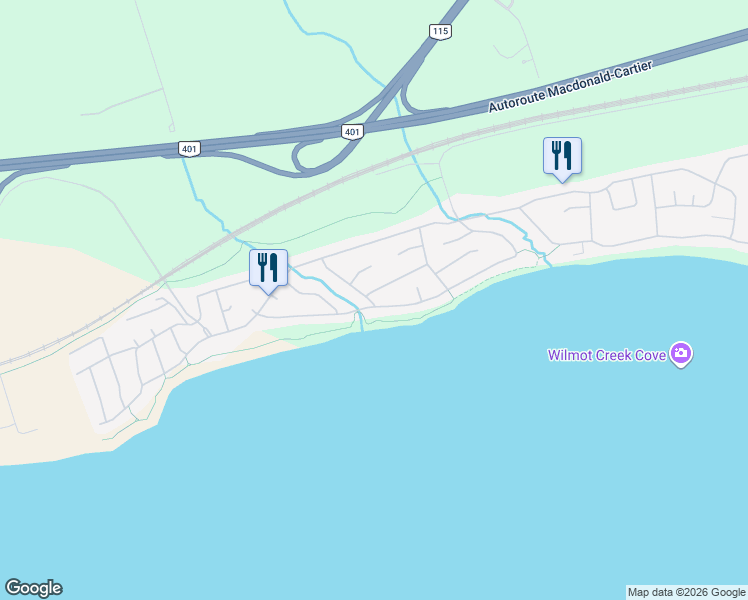 map of restaurants, bars, coffee shops, grocery stores, and more near 29 Cornerbrook Court in Newcastle