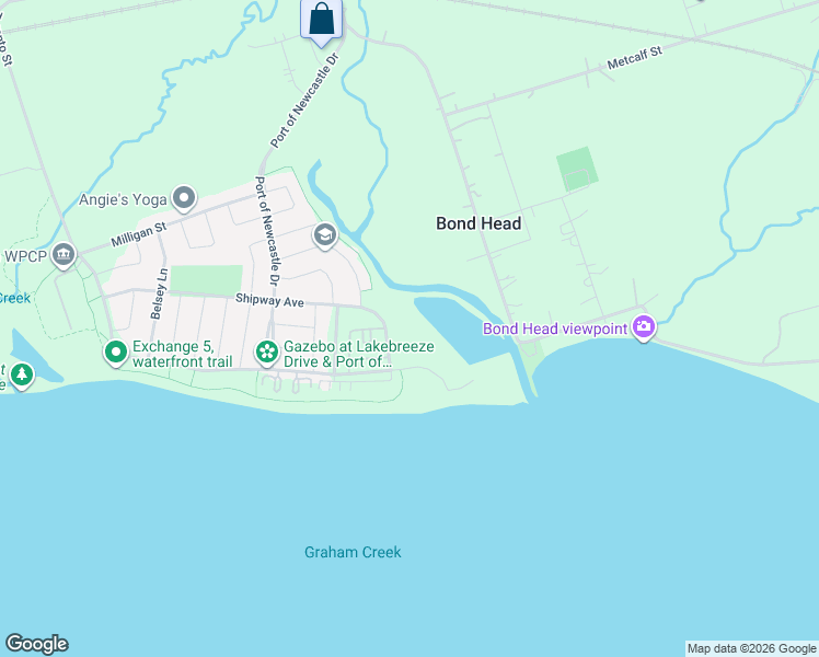 map of restaurants, bars, coffee shops, grocery stores, and more near 160 Lakebreeze Drive in Newcastle