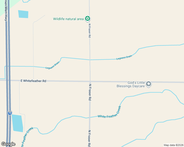 map of restaurants, bars, coffee shops, grocery stores, and more near 5501-5999 N Fraser Rd in Pinconning