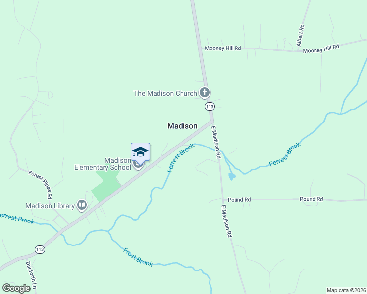 map of restaurants, bars, coffee shops, grocery stores, and more near 2156 Village Road in Madison