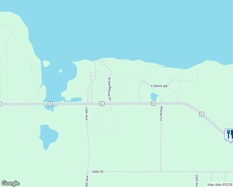 map of restaurants, bars, coffee shops, grocery stores, and more near W4736 County Road G in Mauston