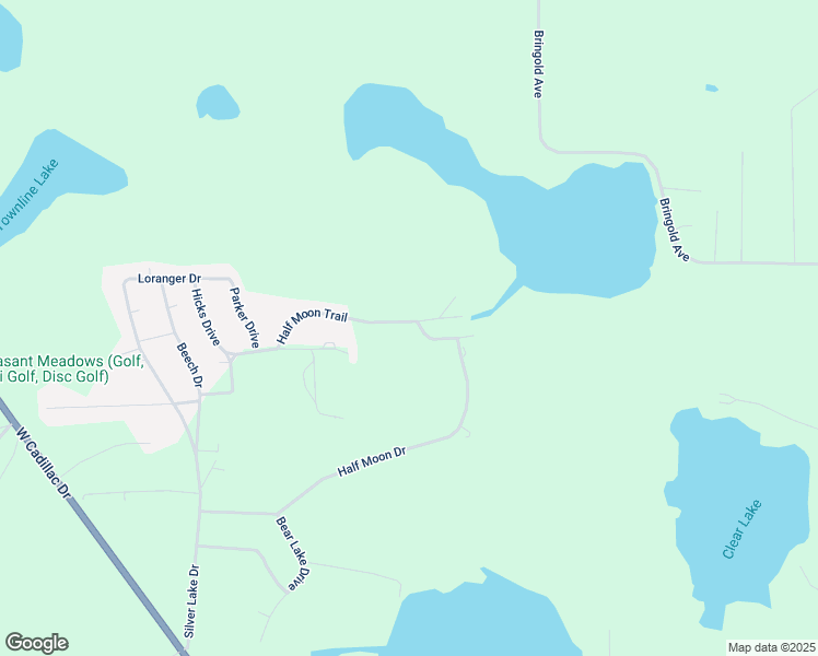 map of restaurants, bars, coffee shops, grocery stores, and more near 5581 Half Moon Trail in Lake