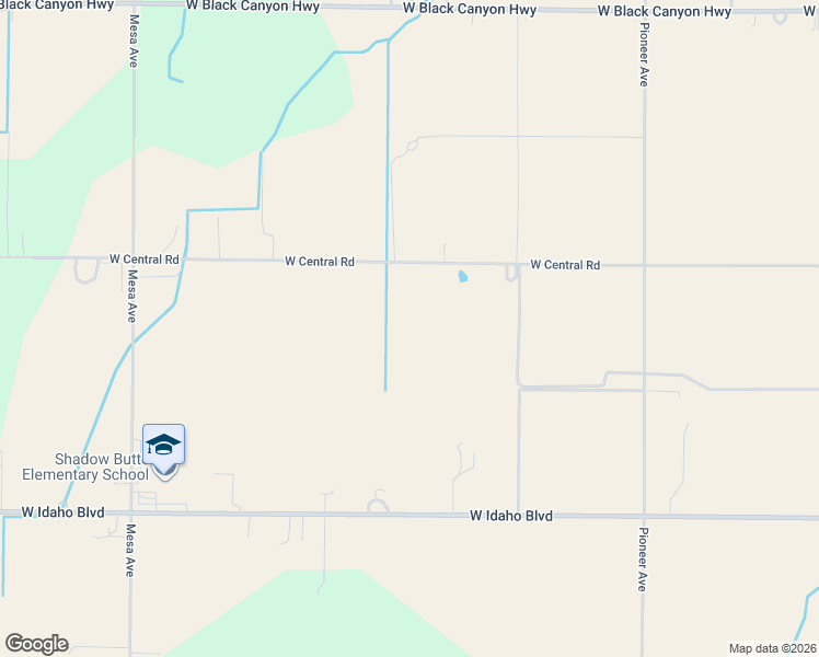 map of restaurants, bars, coffee shops, grocery stores, and more near 3321-3323 West Central Road in Emmett