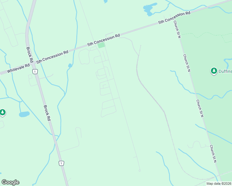 map of restaurants, bars, coffee shops, grocery stores, and more near 3040 Sideline 16 in Pickering