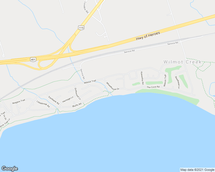 map of restaurants, bars, coffee shops, grocery stores, and more near 15 Wheelhouse Drive in Newcastle