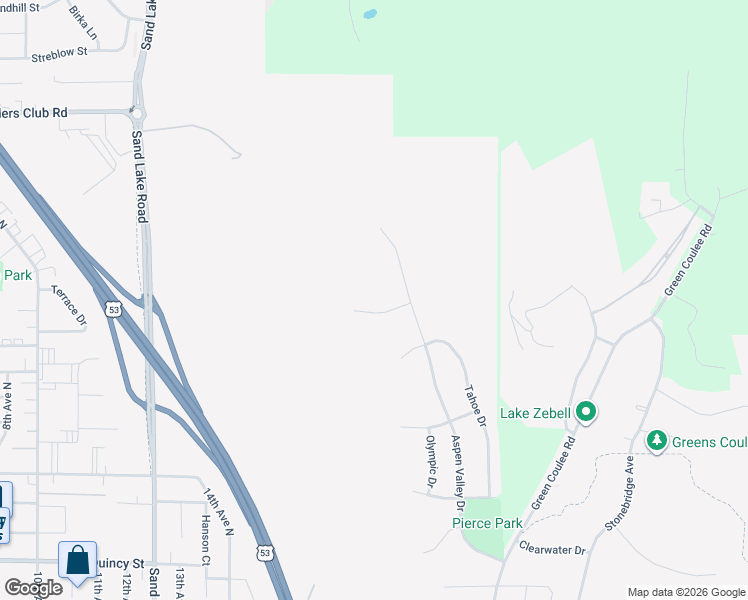 map of restaurants, bars, coffee shops, grocery stores, and more near 1800 Snowflake Place in Onalaska