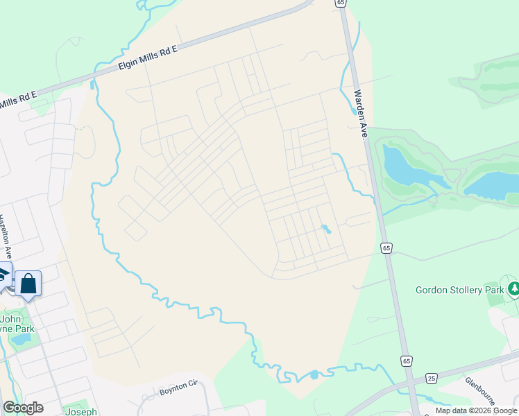 map of restaurants, bars, coffee shops, grocery stores, and more near 178 Leslie Richards Street in Markham