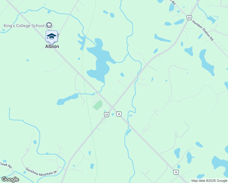 map of restaurants, bars, coffee shops, grocery stores, and more near 7542 Old Church Road in Caledon East