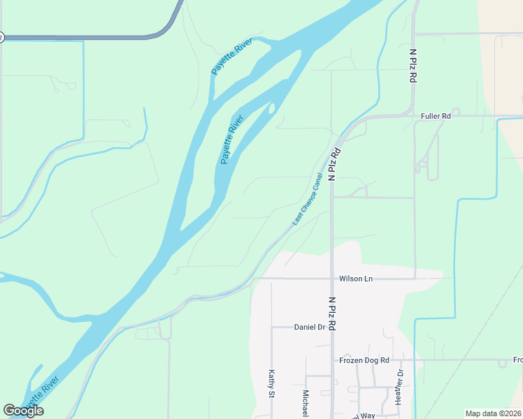 map of restaurants, bars, coffee shops, grocery stores, and more near 2701 Chuckwagon Lane in Emmett