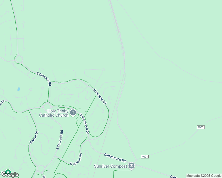 map of restaurants, bars, coffee shops, grocery stores, and more near 18235 Ollalie Lane in Sunriver
