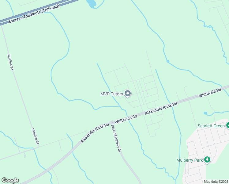 map of restaurants, bars, coffee shops, grocery stores, and more near 3302 Marchington Square in Pickering