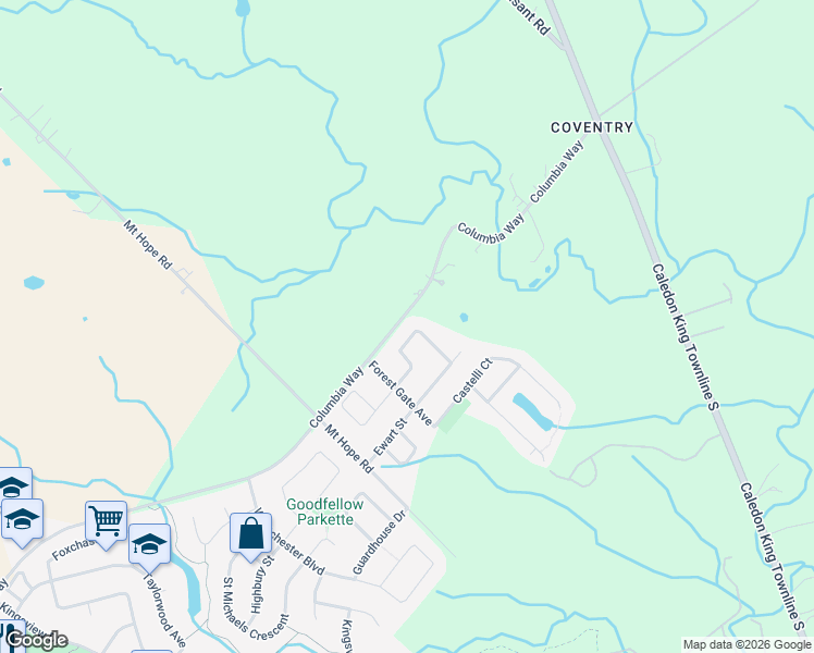 map of restaurants, bars, coffee shops, grocery stores, and more near in Bolton