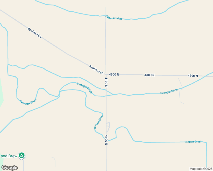 map of restaurants, bars, coffee shops, grocery stores, and more near 4100 North in Custer County