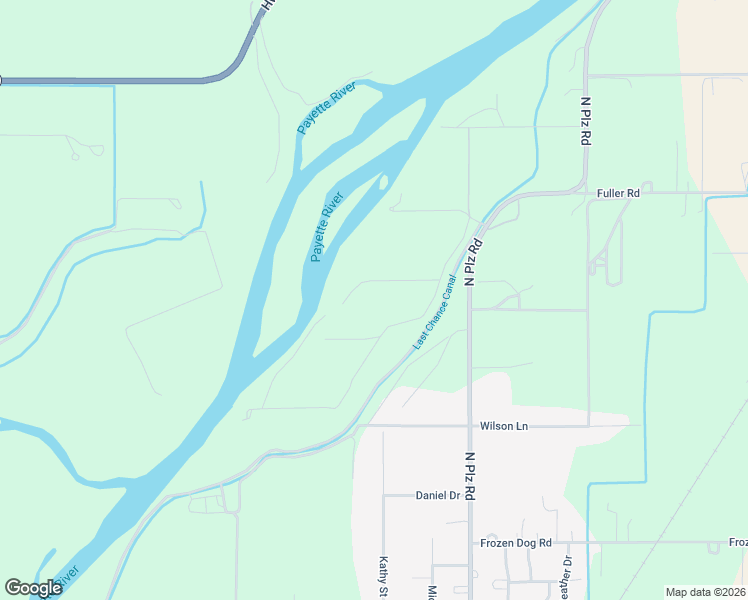 map of restaurants, bars, coffee shops, grocery stores, and more near 2701 Chuckwagon Lane in Emmett