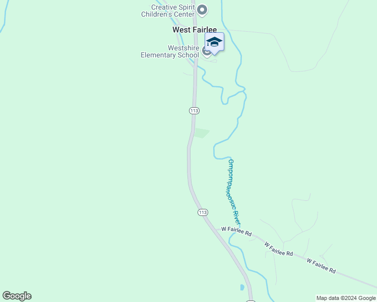 map of restaurants, bars, coffee shops, grocery stores, and more near Vermont 113 in Orange County