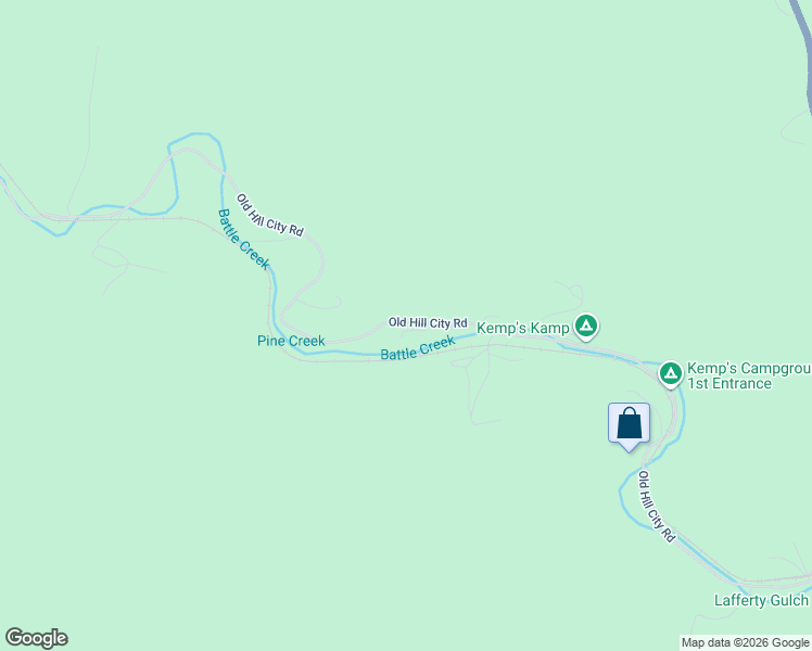map of restaurants, bars, coffee shops, grocery stores, and more near 1315 Old Hill City Road in Keystone